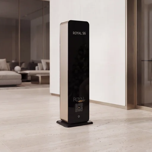 Royal S6 · Siyah ve altın · Koku cihazı
