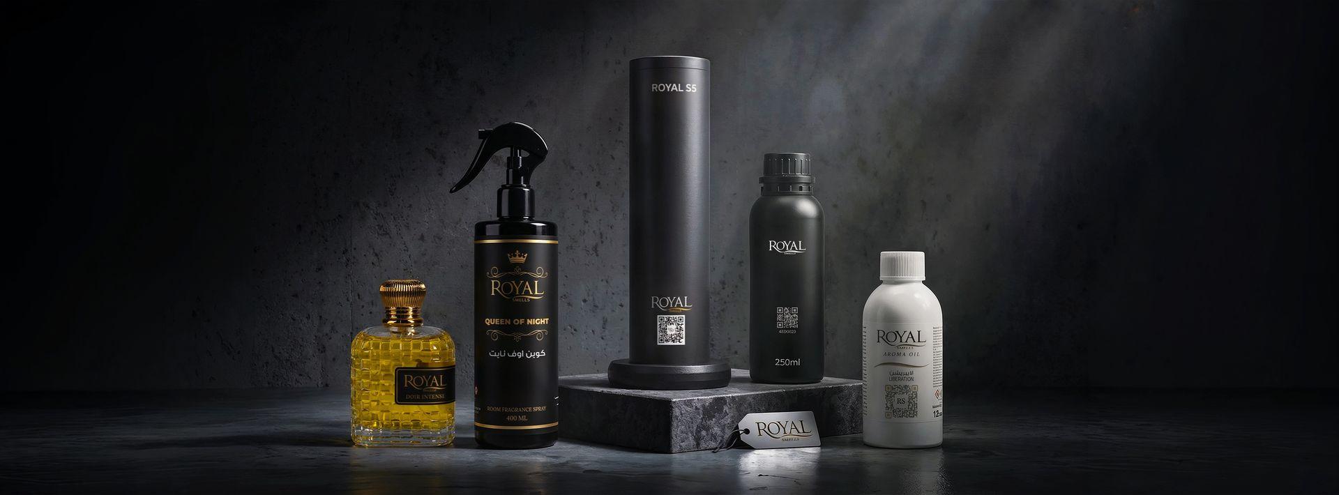 Royal Smells perfume, diffuser and home fragrance collection