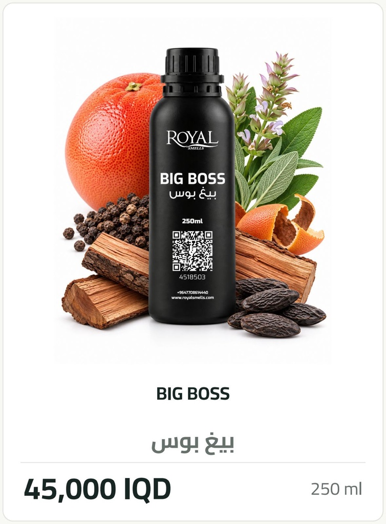 بيغ بوس | زيت عطري لأجهزة التعطير | 250 مل