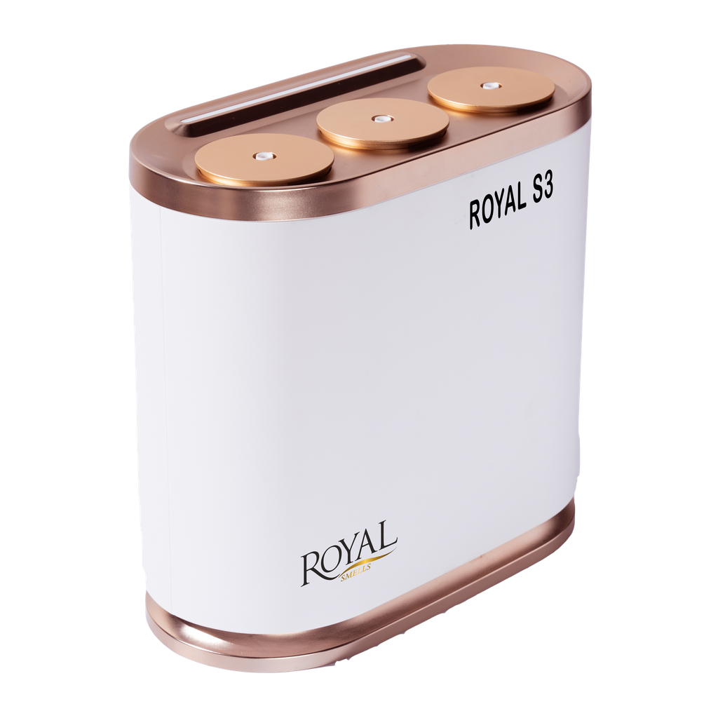 Royal S3 Aroma Diffuser - White RosyGold