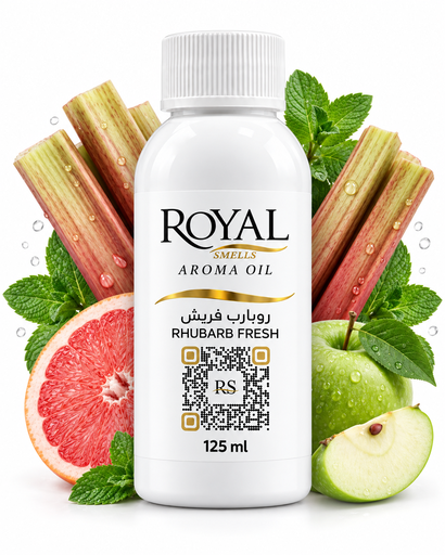 [RS125ML-4612079] Rhubarb Fresh| Aroma Yağı Yeniden Dolum Kartuşu 125ml³
