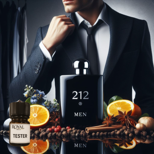[RSPPT100ML-EG-4080690] Tester 10ml - Carolina Herrera - 212 Men Fragrance Chm