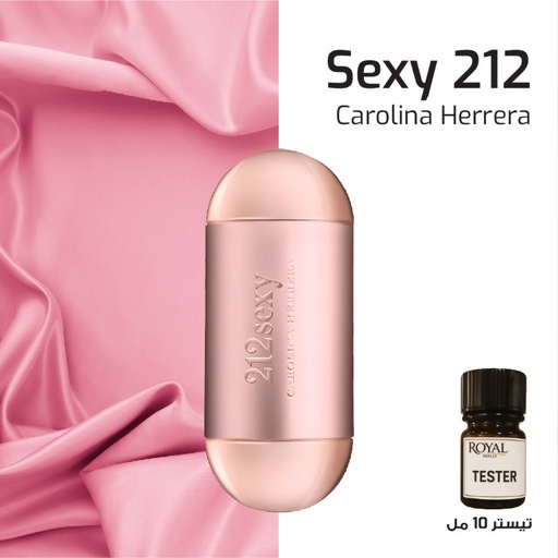 [RSPPT100ML-EG-4298849] Tester 10ml - Carolina Herrera - 212 Sexy Fragrance Cas